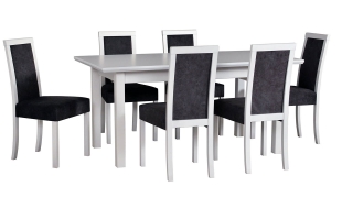 Zestaw stół WENUS 5 LS krzesła ROMA 3