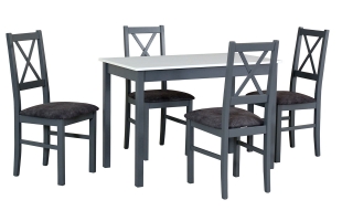 Zestaw stół MAX 2 krzesła NILO 10