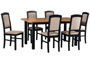 Zestaw stół WENUS 5s krzesła NILO 4
